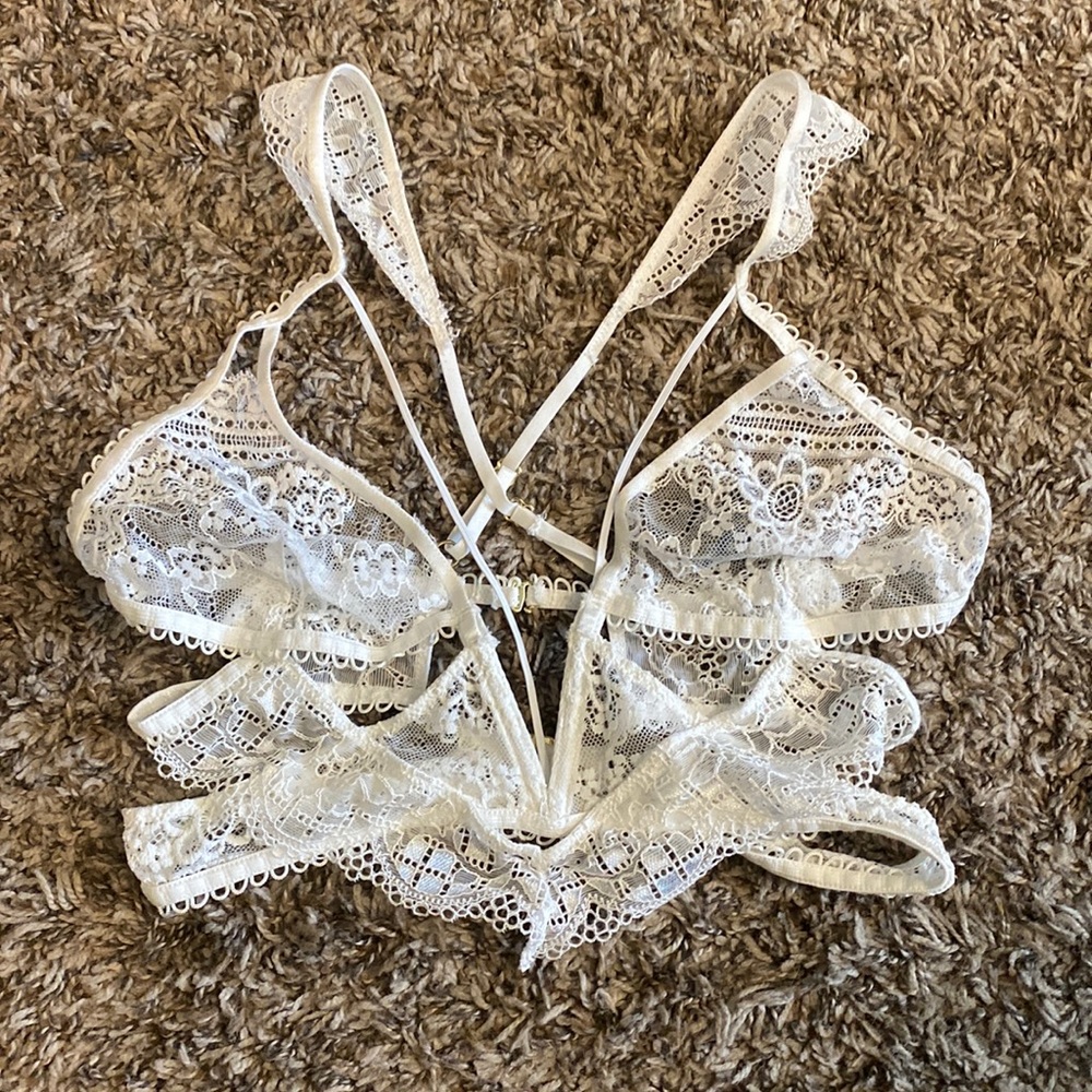 For Love and Lemons Skivvies Etienne Lace Bralette